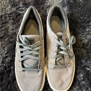 DC Black and White Skate Shoe with Visible Logo